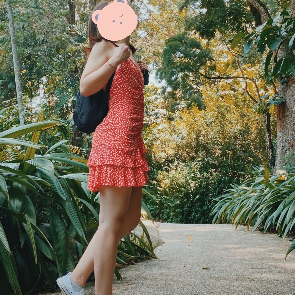 Zara polka dot  mini dress